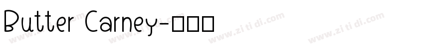 Butter Carney字体转换